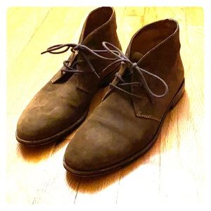 Frye Chukka Boots (Brown Suede)